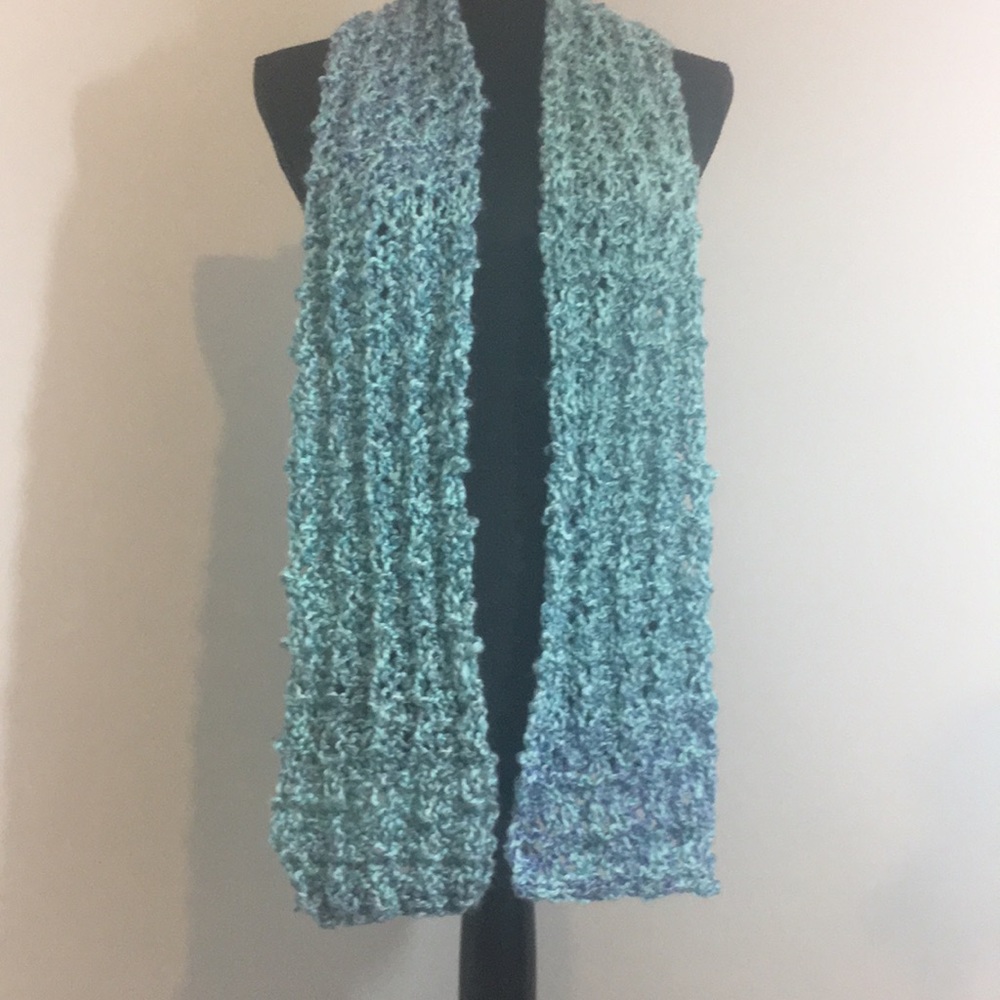 Light blue scarf
